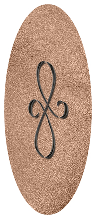 Black Scroll Shimmer Bronze